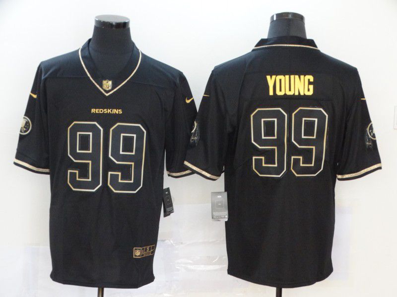 Men Washington Redskins #99 Young Black Nike Vapor Untouchable Stitched Limited NFL Jerseys